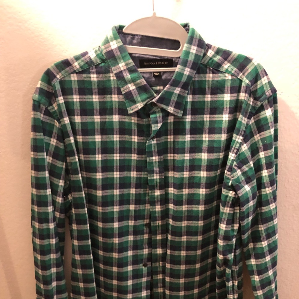 Banana republic button down flannel